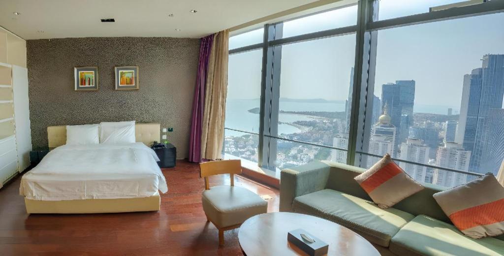 Grand Madison Qingdao Harbour-View Central（Former Qingdao Farglory Hotel） Exterior foto